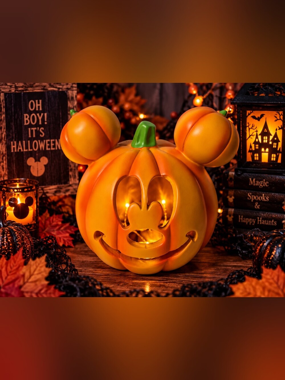 Halloween Mickey Mouse Pumpkin